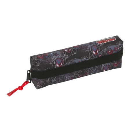 Bolso escolar portatodo safta rectangular con goma elastica miles morales 80x210x70 mm