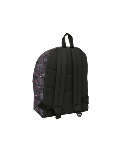 Mochila safta infantil con bolsillos adaptable a carro miles morales 330x270x100 mm