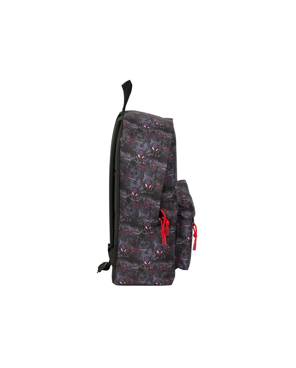 Mochila safta infantil con bolsillos adaptable a carro miles morales 330x270x100 mm