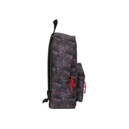 Mochila safta infantil con bolsillos adaptable a carro miles morales 330x270x100 mm