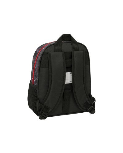 Mochila safta junior adaptable a carro miles morales 380x320x120 mm