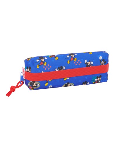 Bolso escolar portatodo safta rectangular con goma elastica mickey mouse today 40x220x70 mm
