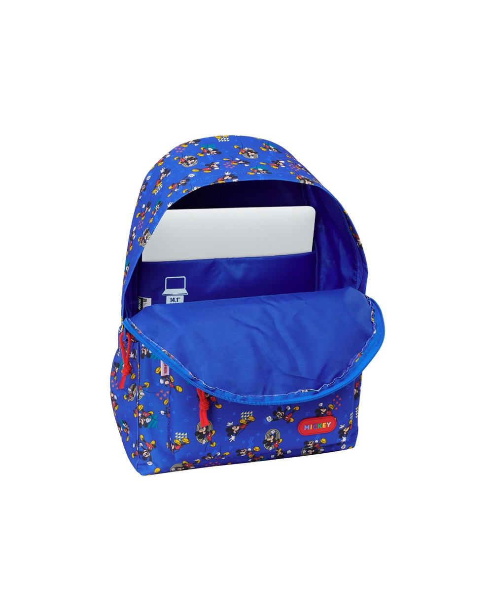 Mochila safta infantil con asas mickey mouse today 280x200x80 mm