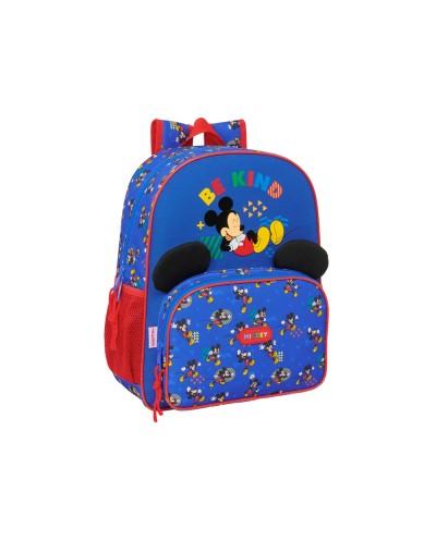 Mochila safta infantil con bolsillos adaptable a carro mickey mouse today 340x280x100 mm