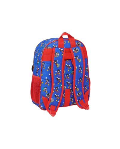 Mochila safta infantil con bolsillos adaptable a carro mickey mouse today 340x280x100 mm