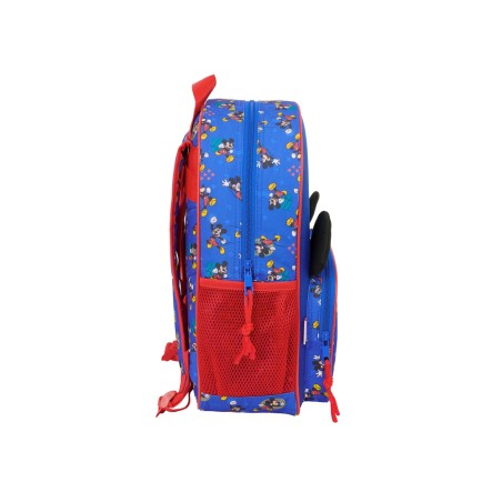 Mochila safta infantil con bolsillos adaptable a carro mickey mouse today 340x280x100 mm