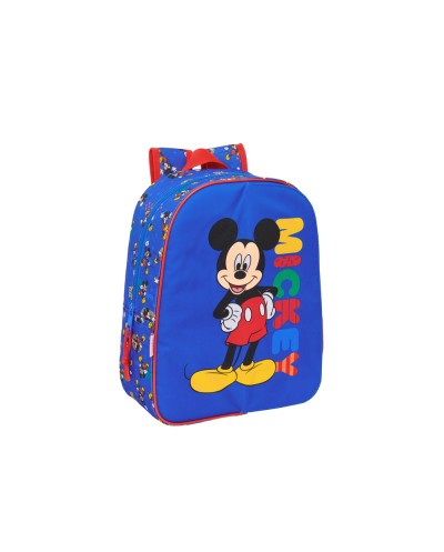 Mochila safta junior adaptable a carro mickey mouse today 380x320x120 mm