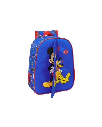 Mochila safta junior adaptable a carro mickey mouse today 380x320x120 mm