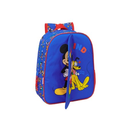 Mochila safta junior adaptable a carro mickey mouse today 380x320x120 mm