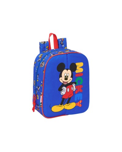 Mochila safta guarderia bolsillos adaptable a carro mickey mouse today 270x220x100 mm
