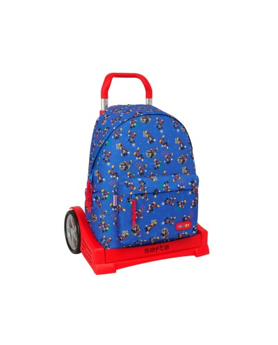 Mochila 775 safta con carro evolution mickey mouse today 430x310x130 mm