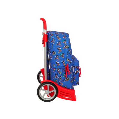 Mochila 775 safta con carro evolution mickey mouse today 430x310x130 mm