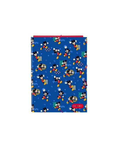 Carpeta carton folio gomas solapas safta mickey mouse today