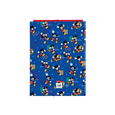 Carpeta carton folio gomas solapas safta mickey mouse today