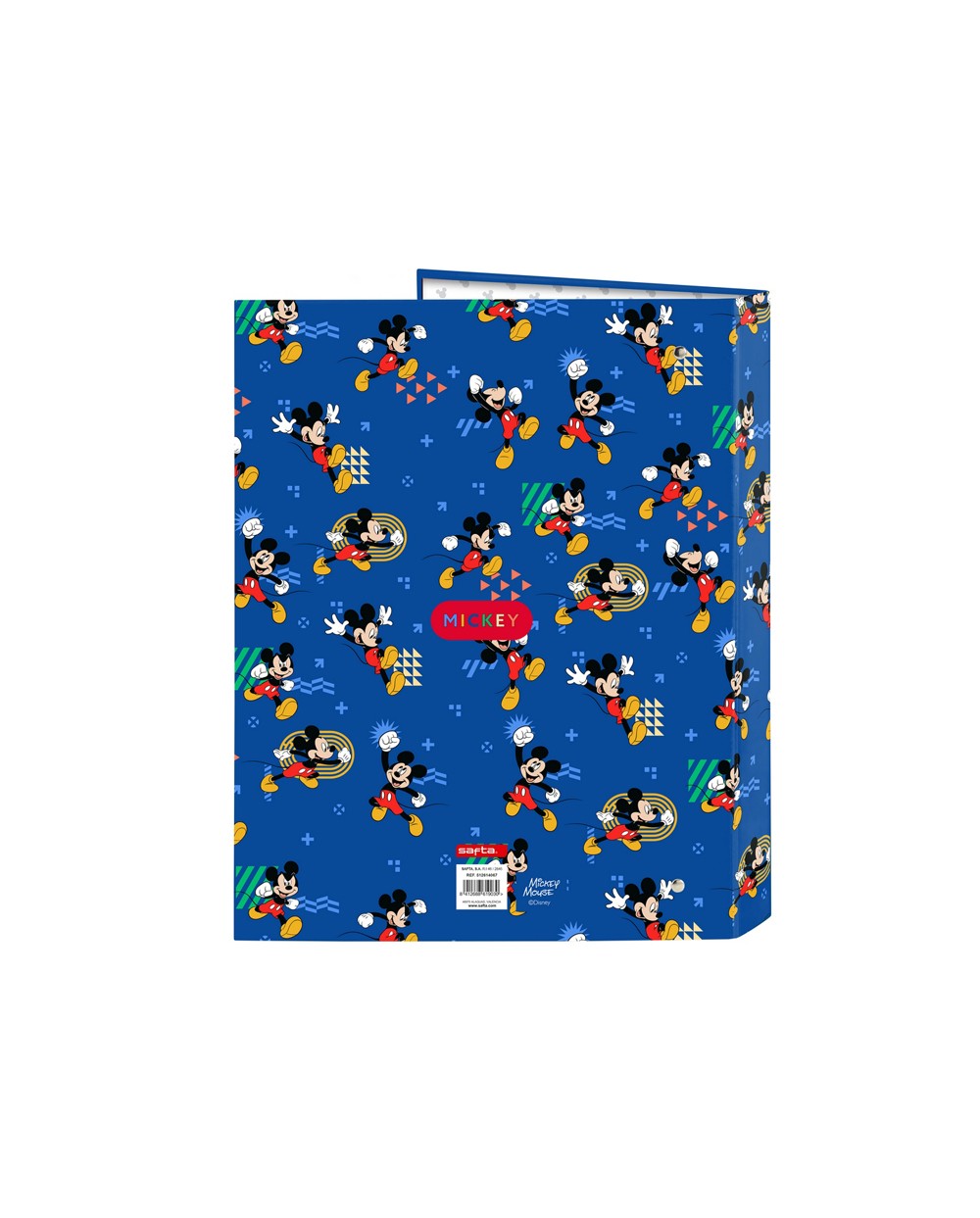 Carpeta carton folio 4 anillas mixtas safta mickey mouse today