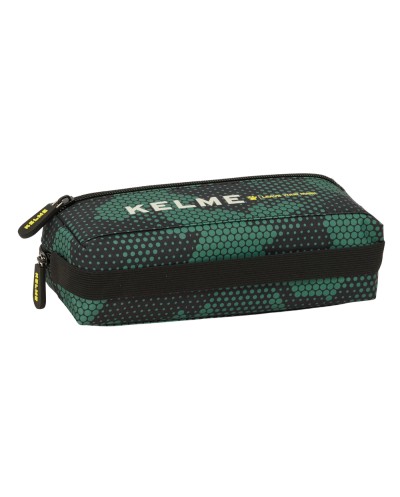 Bolso escolar portatodo safta triple pequeno con goma elastica kelme camo 85x220x60 mm