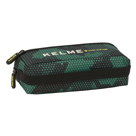 Bolso escolar portatodo safta triple pequeno con goma elastica kelme camo 85x220x60 mm