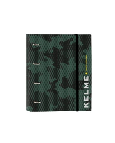 Carpeta con recambio safta din a4 cuadro 5 mm con goma y separadores kelme camo