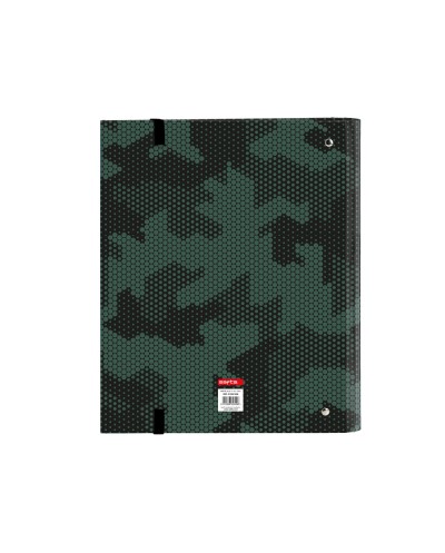 Carpeta con recambio safta din a4 cuadro 5 mm con goma y separadores kelme camo