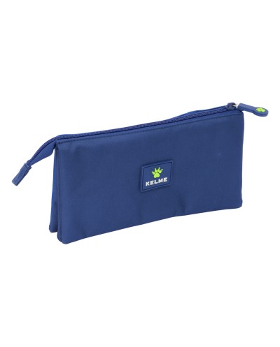 Bolso escolar portatodo safta triple kelme blue 120x220x30 mm