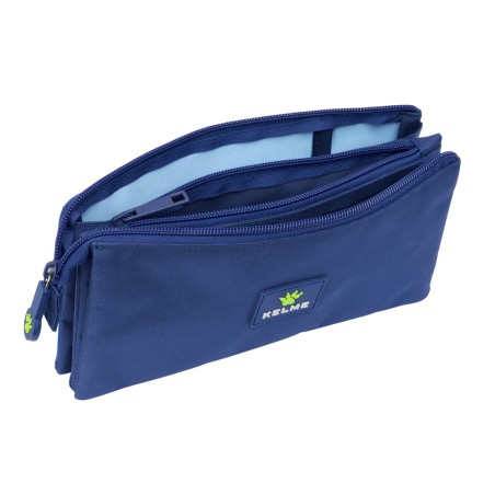 Bolso escolar portatodo safta triple kelme blue 120x220x30 mm