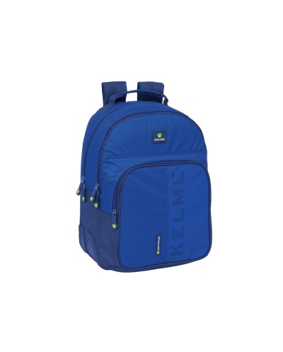 Mochila safta doble con cantoneras adaptable a carro kelme blue 420x320x150 mm
