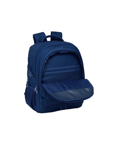 Mochila safta cross doble kappa marino 460x340x150 mm