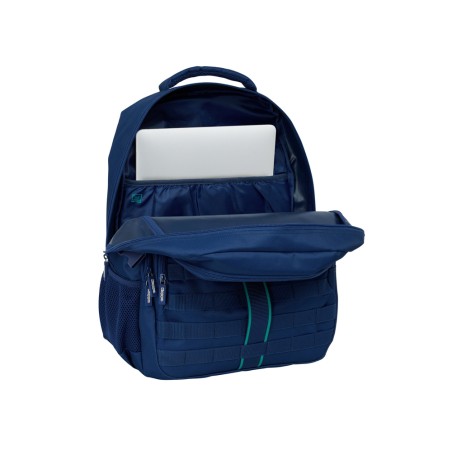 Mochila safta cross doble kappa marino 460x340x150 mm