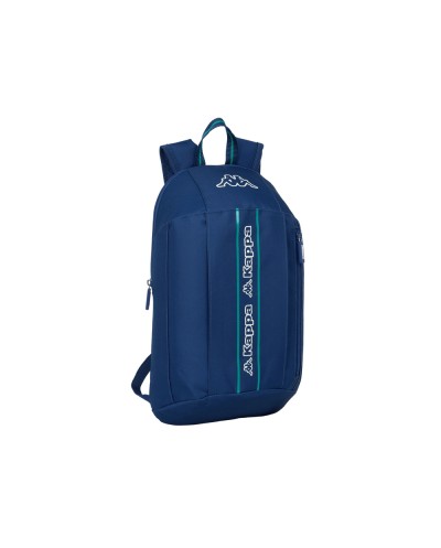 Mochila safta mini con cremallera vertical kappa marino 390x220x100 mm