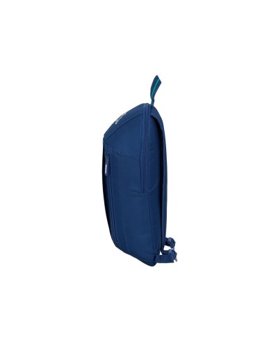 Mochila safta mini con cremallera vertical kappa marino 390x220x100 mm