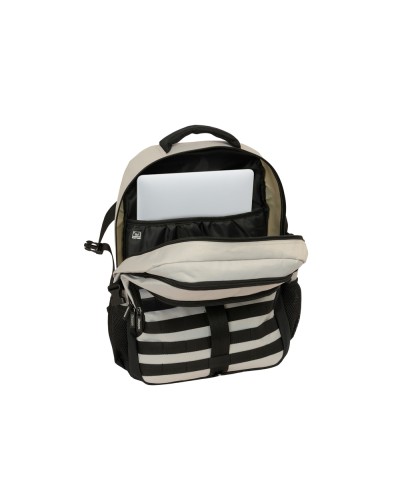 Mochila safta cross doble kappa grey 460x340x150 mm