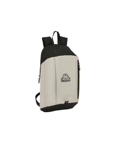Mochila safta mini con cremallera vertical kappa grey 390x220x100 mm