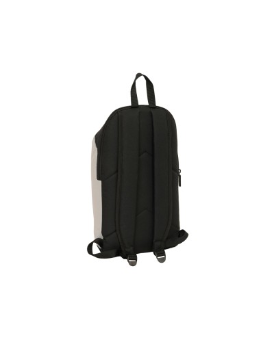 Mochila safta mini con cremallera vertical kappa grey 390x220x100 mm