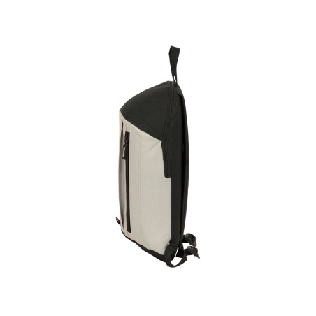 Mochila safta mini con cremallera vertical kappa grey 390x220x100 mm