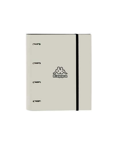Carpeta con recambio safta din a4 cuadro 5 mm con goma y separadores kappa grey