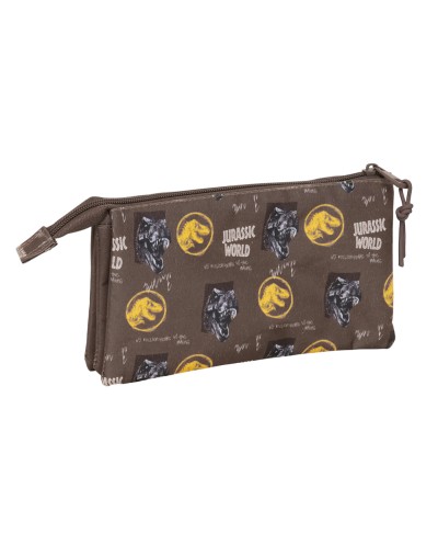 Bolso escolar portatodo safta triple jurassic world 120x220x30 mm