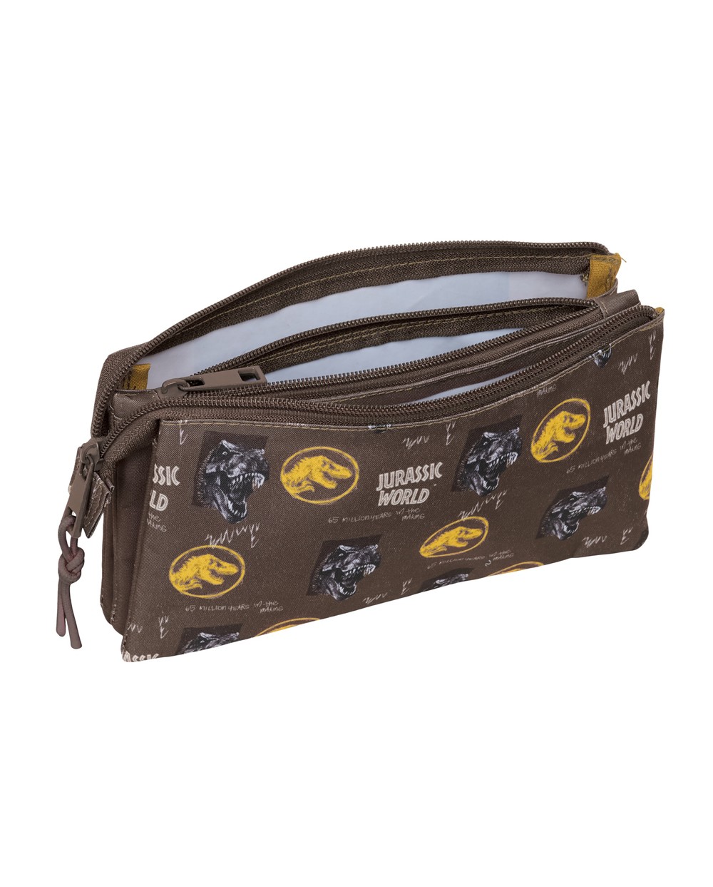 Bolso escolar portatodo safta triple jurassic world 120x220x30 mm