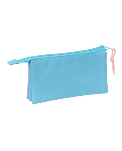 Bolso escolar portatodo safta triple cremallera jessie 120x220x30 mm