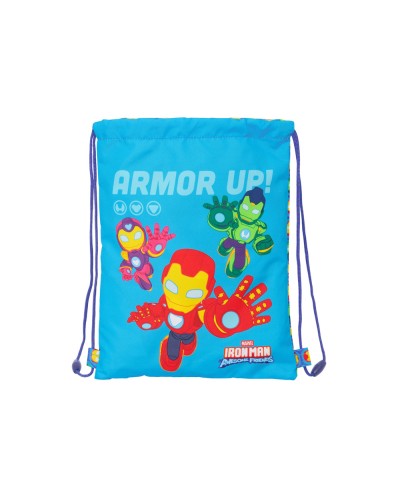 Saco plano safta junior iron man 340x260x10 mm