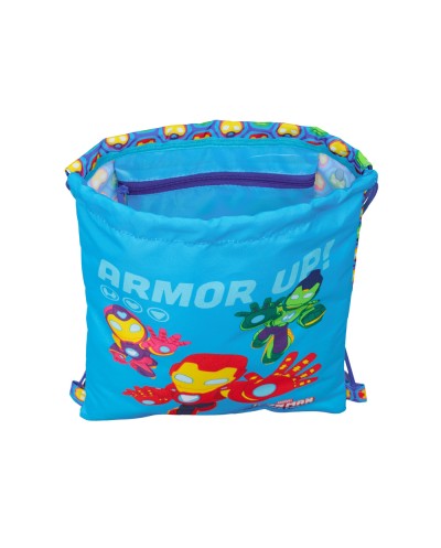 Saco plano safta junior iron man 340x260x10 mm