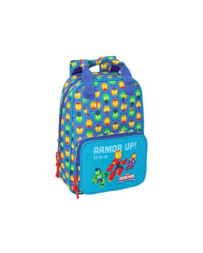 Mochila safta infantil con asas iron man 280x200x80 mm