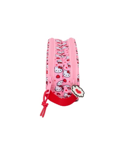 Bolso escolar portatodo safta doble hello kitty 80x210x60 mm