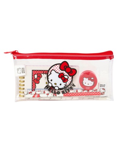 Bolso escolar portatodo safta actividades hello kitty 105x225x10 mm