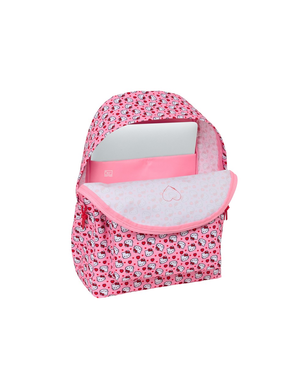Mochila safta infantil adaptable a carro hello kitty 340x260x110 mm