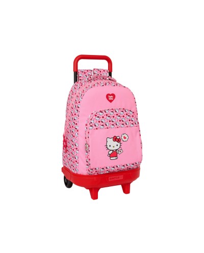 Mochila safta grande con ruedas compact extraible hello kitty 450x330x220 mm