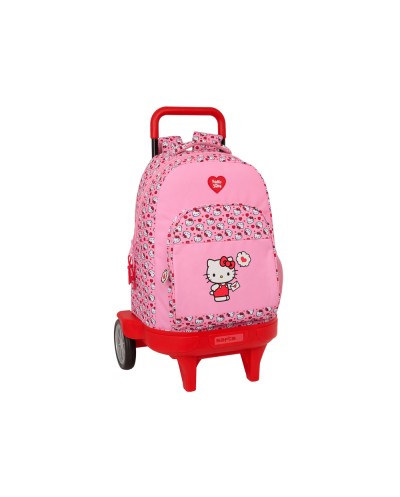 Mochila safta grande con ruedas compact evolution extraible hello kitty 450x330x220 mm
