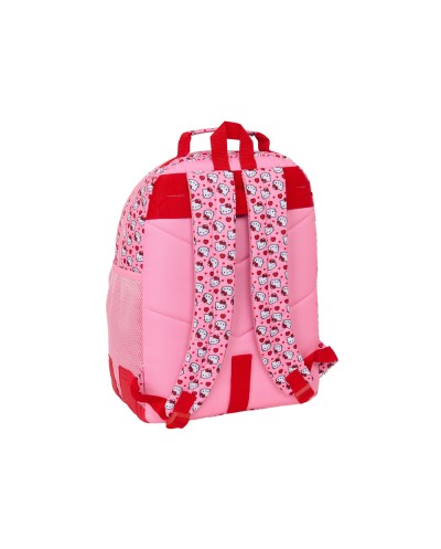 Mochila safta doble con cantoneras adaptable a carro hello kitty 420x320x150 mm