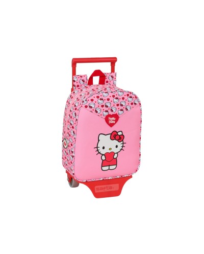 Mochila 232 safta con carro 805 hello kitty 270x220x100 mm
