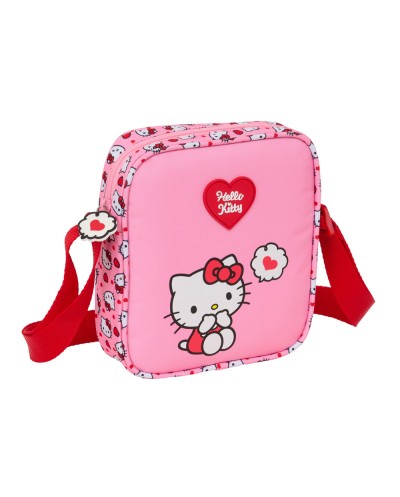 Bolsito bandolera safta hello kitty 180x160x40 mm