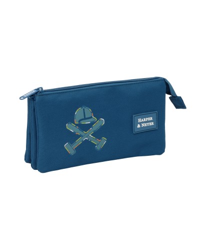 Bolso escolar portatodo safta triple harper neyer 120x220x30 mm